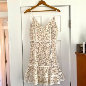 NWT Lush White lace dress